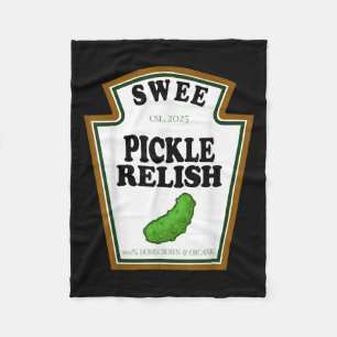 Sweet Pickle Relish Group Condiment Family Hallowe Fleece Blanket