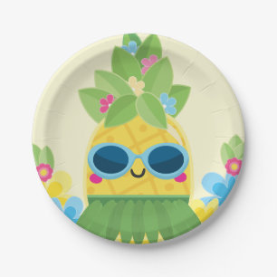 Sweet Pineapple Girls Ms Onederful First Birthday Paper Plate