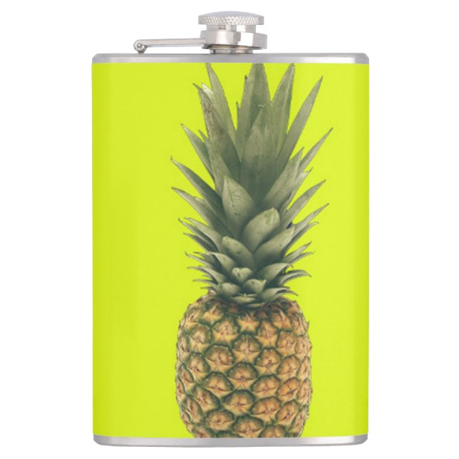 Sweet Pineapple Hip Flask (Front)