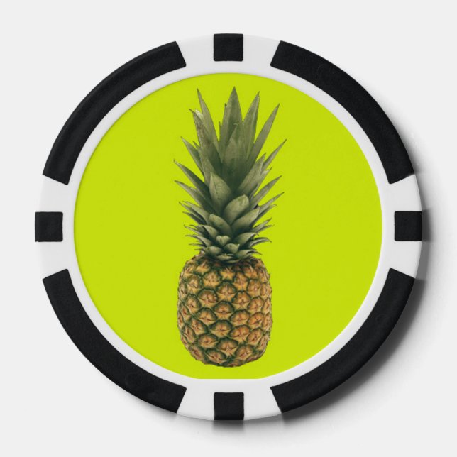 Sweet Pineapple Poker Chips (Front)