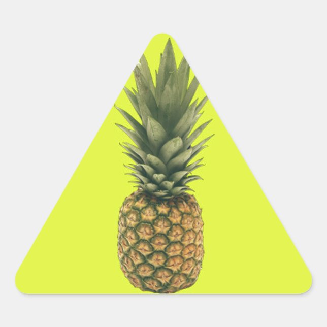 Sweet Pineapple Triangle Sticker (Front)