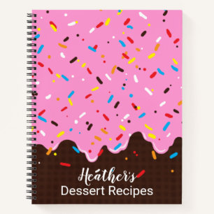 Sweet Pink Chocolate Treat Notebook