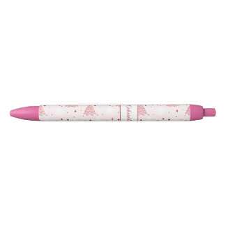 Sweet Pink Christmas Tree Pen