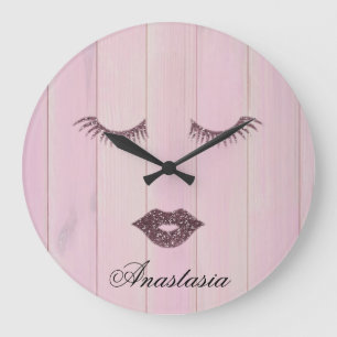 Sweet Pink Coll Large Clock