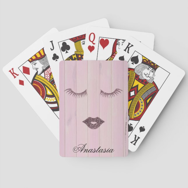Sweet Pink Coll  Playing Cards (Back)