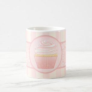 Sweet Pink Elegant Cupcake Coffee Mug