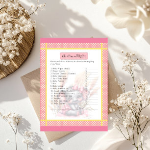 Sweet Pink Elephant Price is Right Game