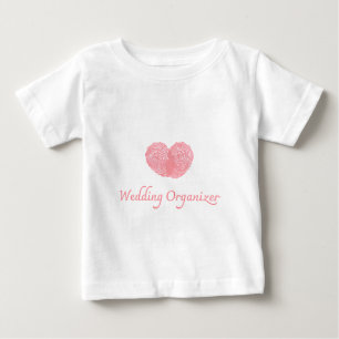 Sweet Pink Heart "Wedding Organizer" T-Shirt - Per