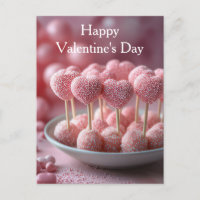 sweet pink hearts Cake Pops Valentine's Day