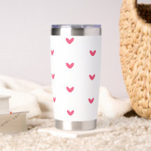 Sweet Pink Hearts Pattern Modern