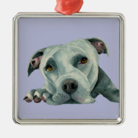 Sweet Pit Bull Terrier Dog Illustration