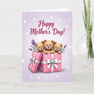 Sweet Plush Mothers Day Card