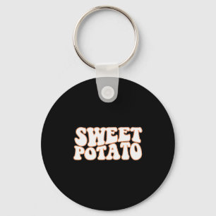 Sweet Potato And Kind Of Rude Potato, Thanksgiving Key Ring
