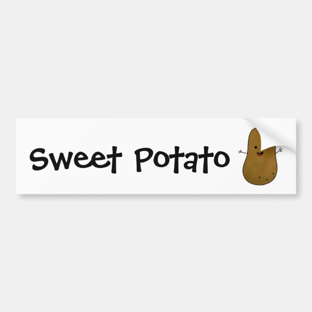 Sweet Potato Bumper Sticker (Front)