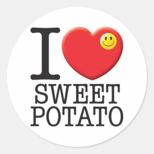 Sweet Potato Classic Round Sticker