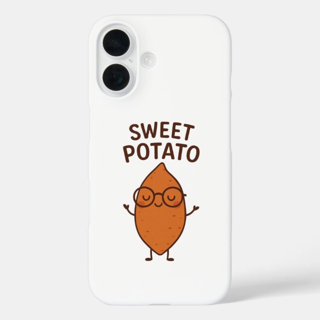 Sweet Potato Funny iPhone Case (Back)