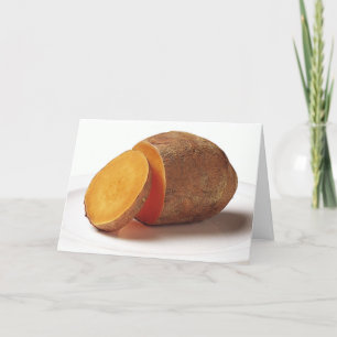 sweet Potato greeting card