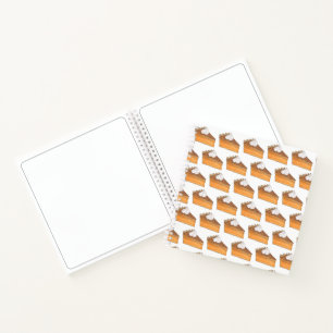 Sweet Potato Pie Orange Yam Foodie Baking Slice Notebook