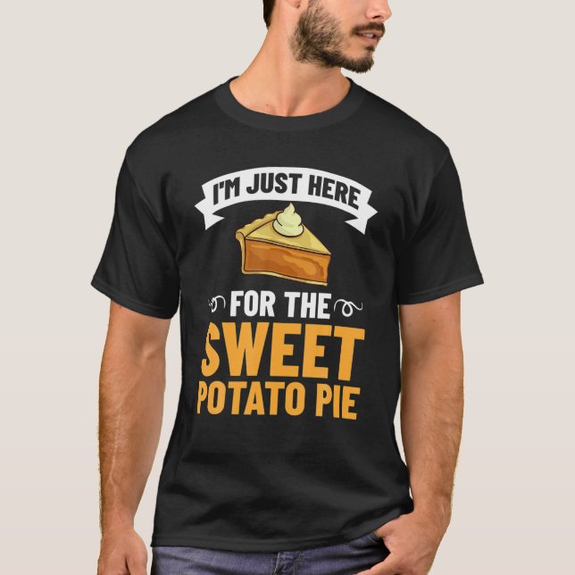 Sweet Potato Pie Recipe Homemade Vegan T-Shirt (Front)