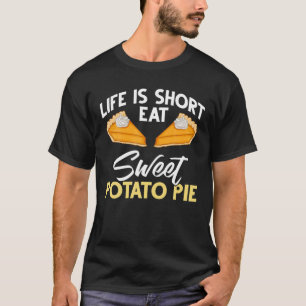 Sweet Potato Pie Recipe Homemade Vegan T-Shirt