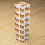 Sweet Potato Pie Slice Christmas Dinner Holiday Wine Box<br><div class="desc">Design features an original marker illustration of a slice of sweet potato pie topped with a dollop of whipped cream. This classic American baked good is often enjoyed at Thanksgiving and Christmas, and is an especially popular dessert in soul food and southern cuisine. Ideal for the holiday season, or for...</div>