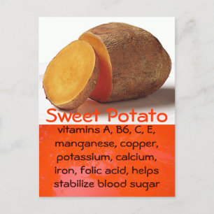 sweet potato postcard