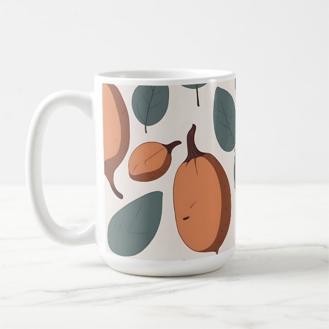 Sweet Potato Seamless Pattern Coffee Mug (Left)