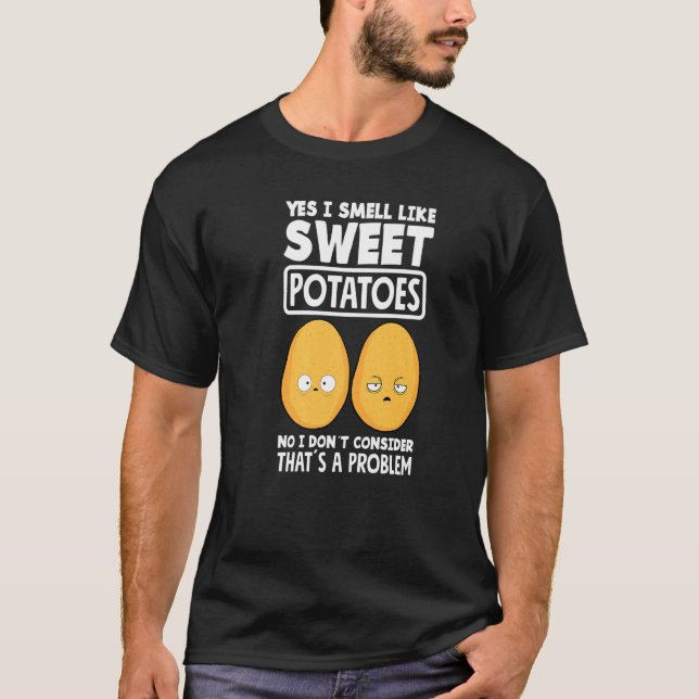 Sweet Potato  Vegan Potato T-Shirt (Front)