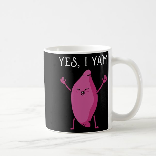 Sweet Potato Yam Anniversary Matching Wedding Coffee Mug (Right)