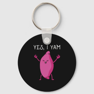 Sweet potato yam anniversary matching wedding key ring