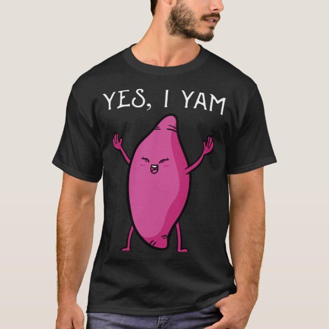 Sweet potato yam anniversary matching wedding T-Shirt (Front)