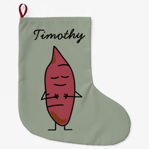 Sweet Potato Yam Yams Potatoes happybaked roasted Large Christmas Stocking