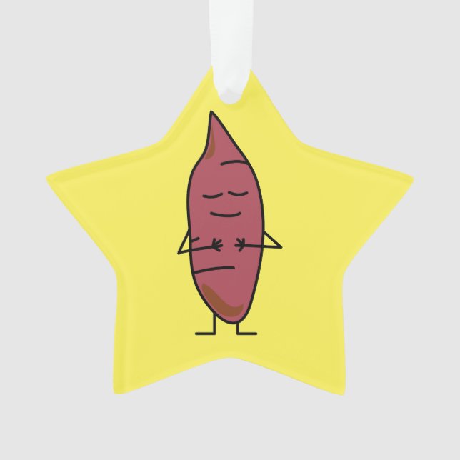 Sweet Potato Yam Yams Potatoes happybaked roasted Ornament (Front)