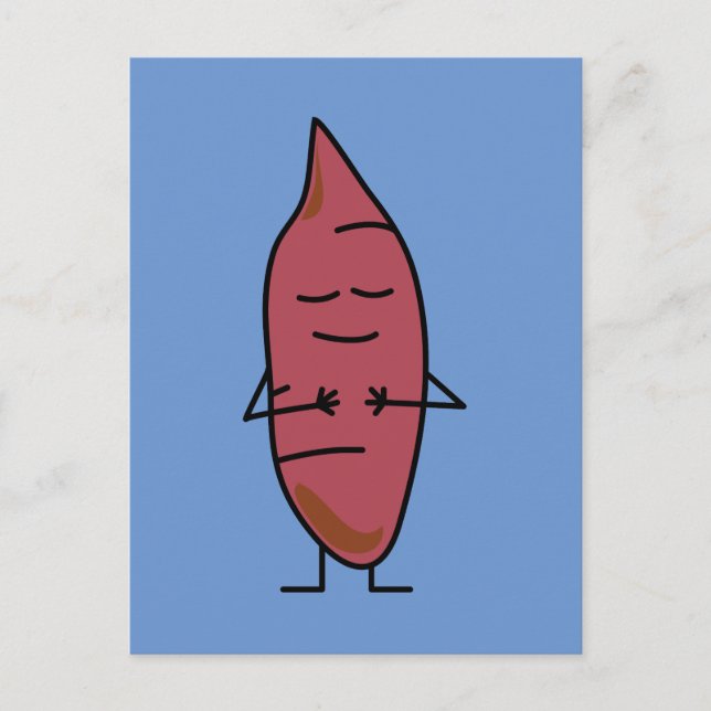 Sweet Potato Yam Yams Potatoes happybaked roasted Postcard (Front)