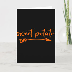 Sweet Potatoes Kind Of Rude Potato Thanksgiving Co Card
