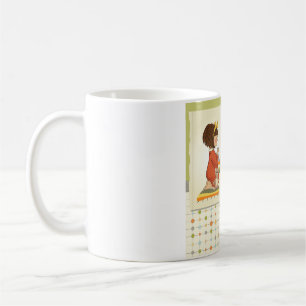 Sweet Praying Girl Thank You God Coffee Mug