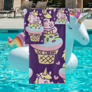 Sweet Pride Unicorn Bathroom Towel Set