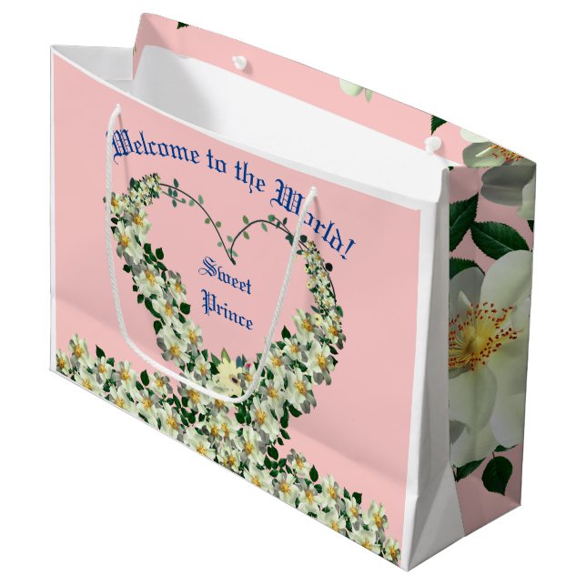 Sweet Prince - Baby  Gift Bag (Front Angled)