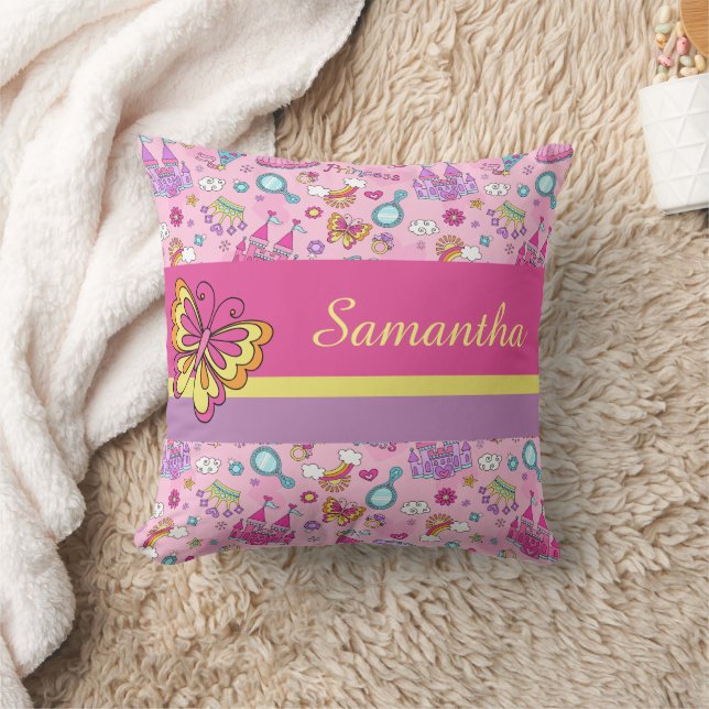 Sweet Princess Throw Pillow (Blanket)
