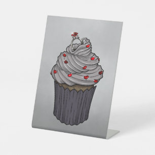 Sweet Proposal Cupcake Pedestal Sign