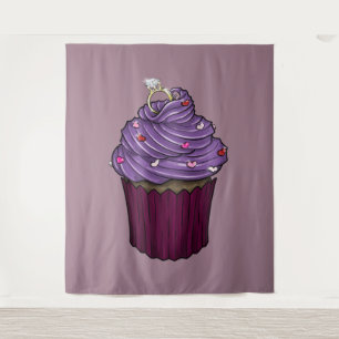 Sweet Proposal Cupcake Tapestry