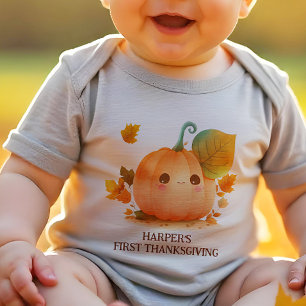 Sweet Pumpkin Fall Baby Shower Baby Bodysuit