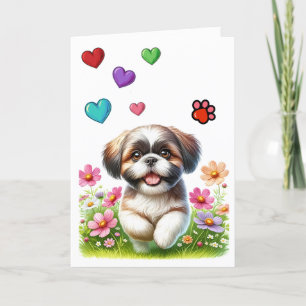 Sweet Pup Love - See Inside .  Card