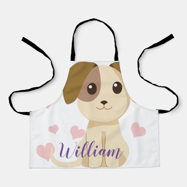 Sweet Puppy  Apron (Front)