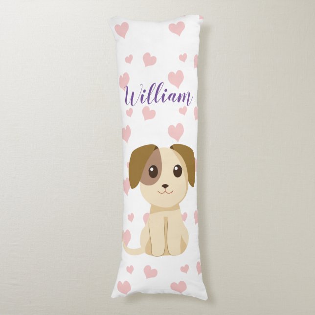 Sweet Puppy  Body Cushion (Front Vertical)