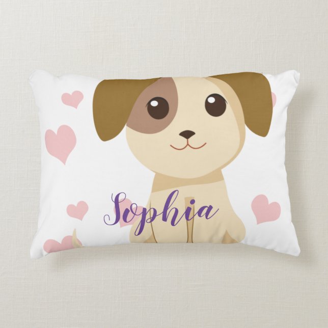 Sweet Puppy  Decorative Cushion (Front)