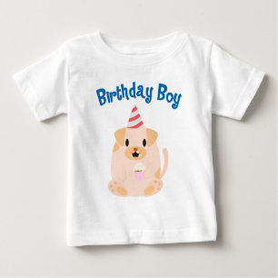 Sweet Puppy Dog Birthday Boy Baby T-Shirt