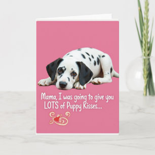 Sweet Puppy Mother Day Card