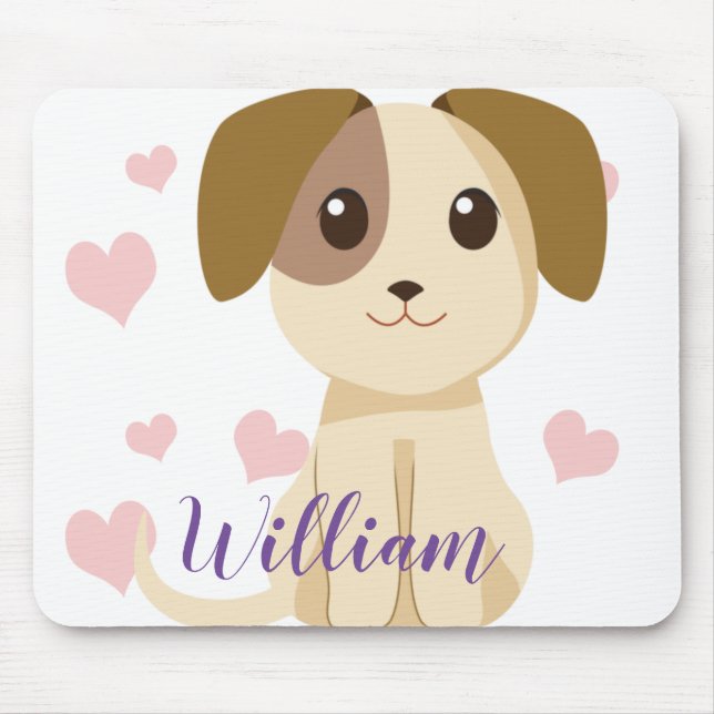 Sweet Puppy  Mouse Pad (Front)