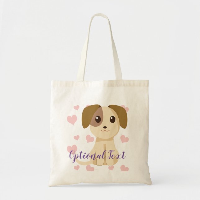 Sweet Puppy  Tote Bag (Front)